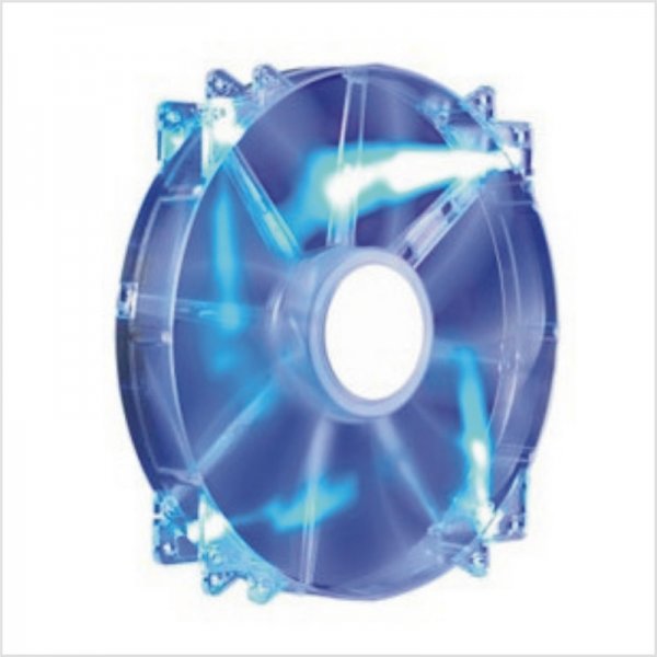 20CM 透明(藍燈)風扇