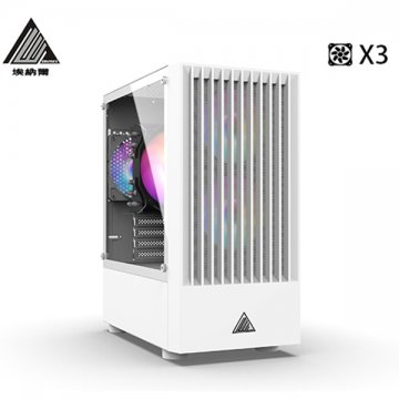 EINAREX埃納爾 X01W電競商務RGB*3機箱